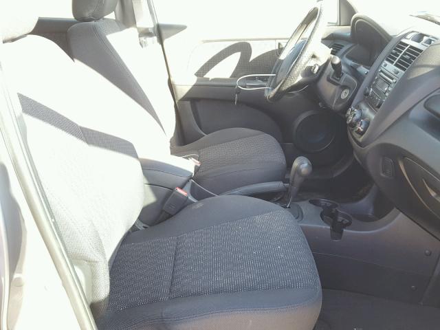 KNDJF724387511197 - 2008 KIA SPORTAGE L GRAY photo 5