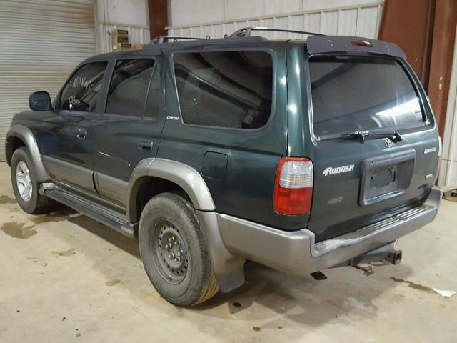 JT3GN87R4Y0152513 - 2000 TOYOTA 4RUNNER LI GREEN photo 3