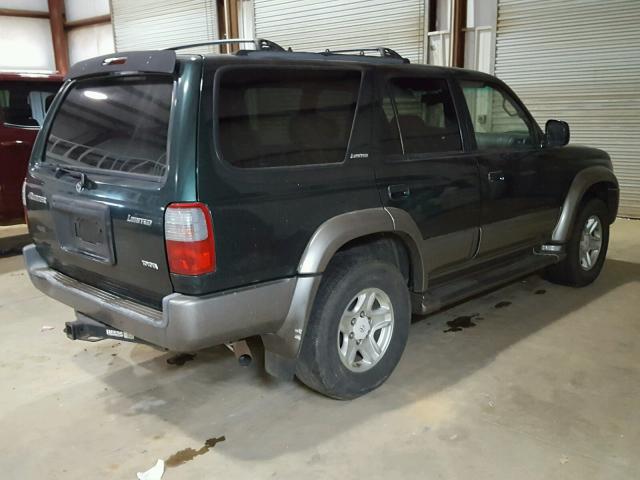 JT3GN87R4Y0152513 - 2000 TOYOTA 4RUNNER LI GREEN photo 4