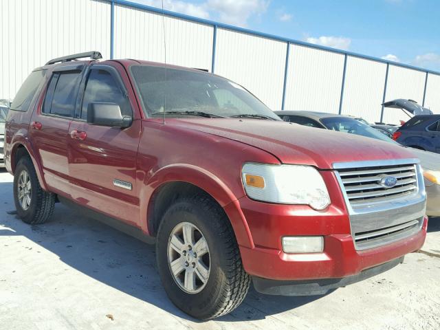 1FMEU63E88UA10120 - 2008 FORD EXPLORER X RED photo 1