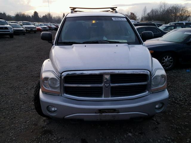 1D4HB48N74F166915 - 2004 DODGE DURANGO SILVER photo 9