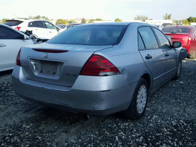 1HGCM56106A094545 - 2006 HONDA ACCORD VAL SILVER photo 4