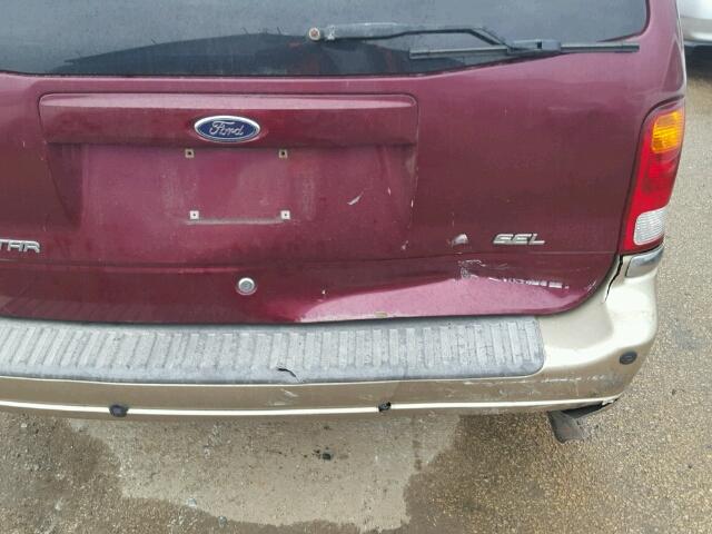 2FMZA53461BB16945 - 2001 FORD WINDSTAR S MAROON photo 9