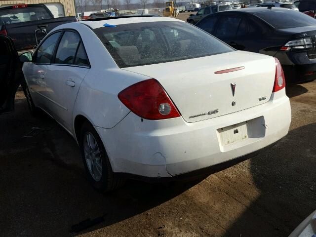 1G2ZG558464184508 - 2006 PONTIAC G6 SE1 WHITE photo 3