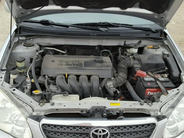 1NXBR32E57Z803801 - 2007 TOYOTA COROLLA CE SILVER photo 7