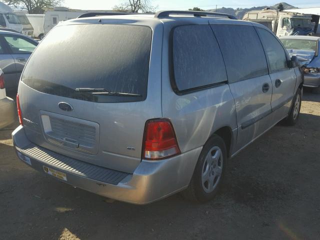 2FMZA51634BA60875 - 2004 FORD FREESTAR S GRAY photo 4