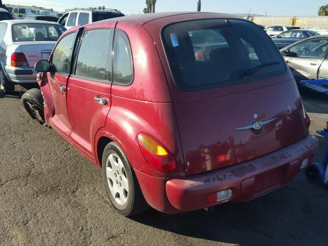 3C4FY48B45T623499 - 2005 CHRYSLER PT CRUISER RED photo 3