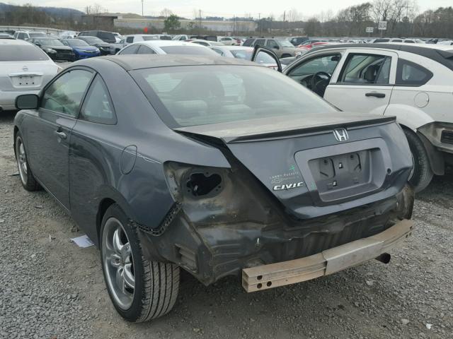 2HGFG12699H528790 - 2009 HONDA CIVIC LX GRAY photo 3