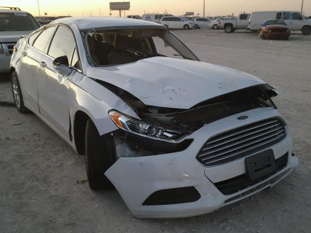 3FA6P0H73ER315377 - 2014 FORD FUSION SE WHITE photo 1