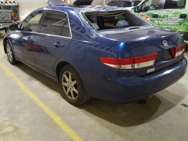 1HGCM66864A068967 - 2004 HONDA ACCORD EX BLUE photo 3