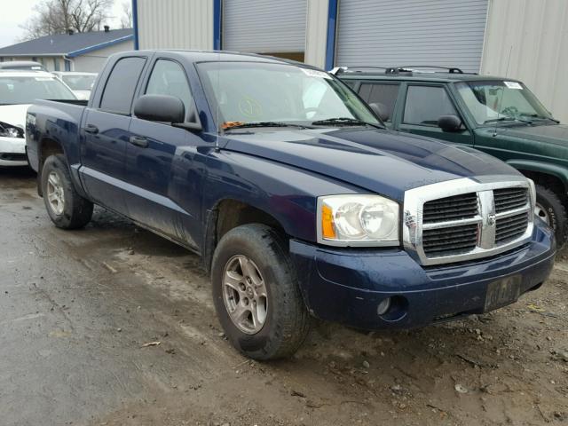 1D7HW48K87S118221 - 2007 DODGE DAKOTA QUA BLUE photo 1