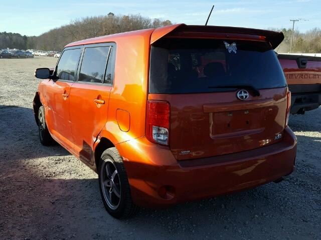 JTLZE4FE4CJ006874 - 2012 TOYOTA SCION XB ORANGE photo 3
