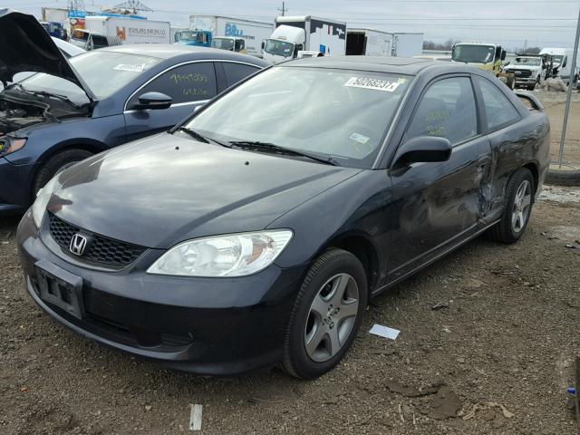 1HGEM22044L050148 - 2004 HONDA CIVIC EX 黑色 照片 2