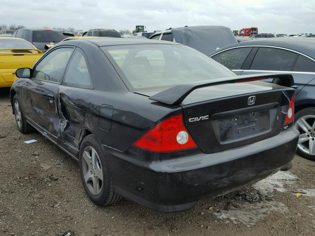 1HGEM22044L050148 - 2004 HONDA CIVIC EX 黑色 照片 3