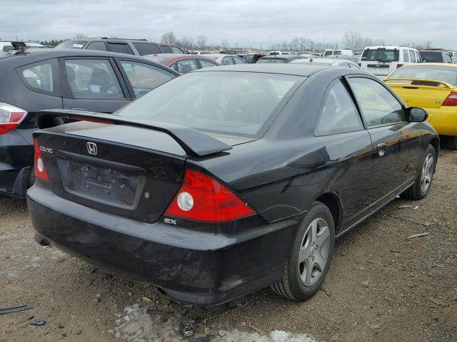 1HGEM22044L050148 - 2004 HONDA CIVIC EX BLACK photo 4