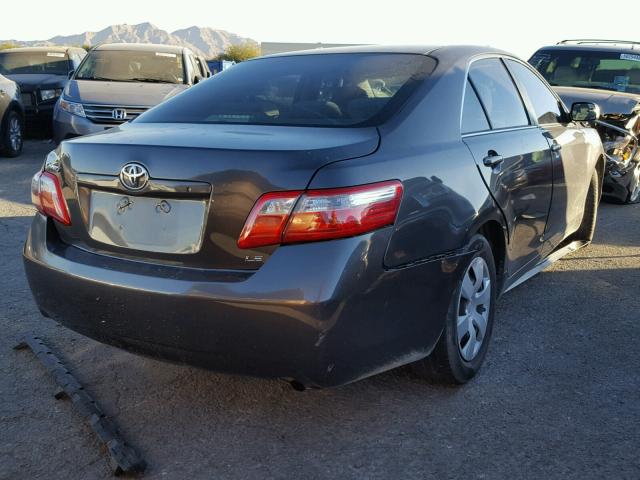 4T1BE46K38U761714 - 2008 TOYOTA CAMRY CE GRAY photo 4