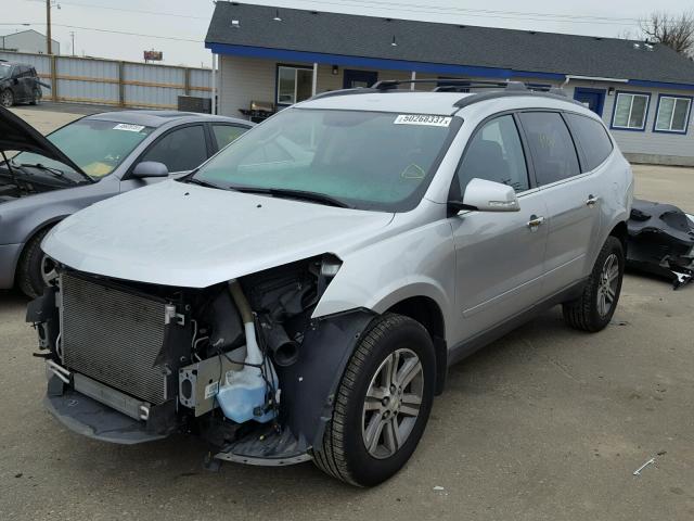 1GNKVGKD8FJ369007 - 2015 CHEVROLET TRAVERSE L SILVER photo 2