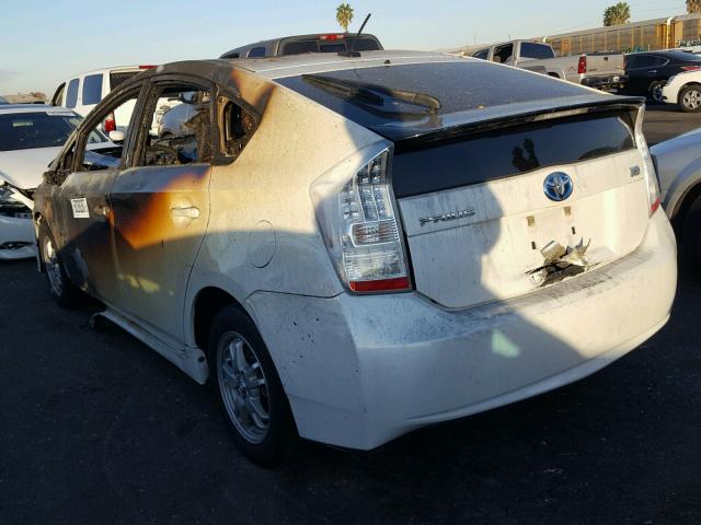 JTDKN3DU8A0134426 - 2010 TOYOTA PRIUS BURN photo 3