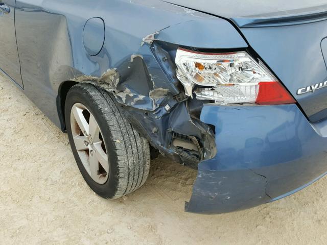 2HGFG11866H571627 - 2006 HONDA CIVIC EX 蓝色 照片 9