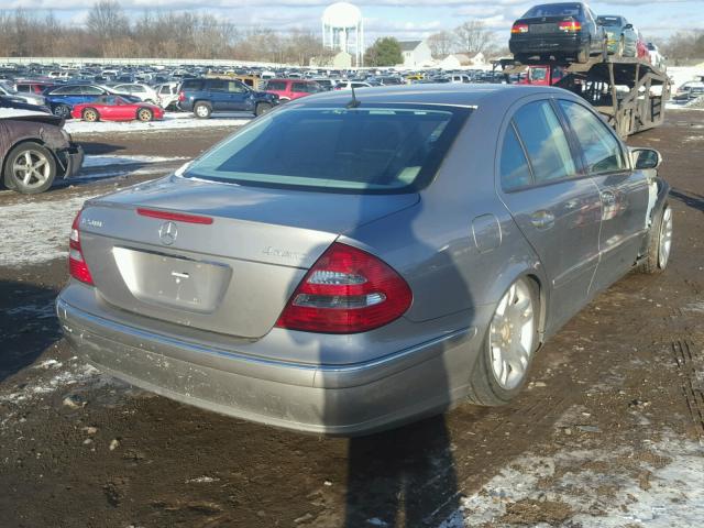 WDBUF83J25X168481 - 2005 MERCEDES-BENZ E 500 4MAT TAN photo 4