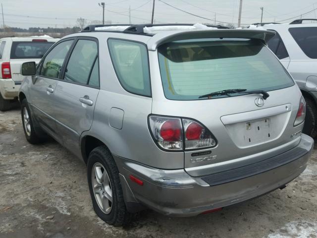 JTJHF10U230307648 - 2003 LEXUS RX 300 SILVER photo 3