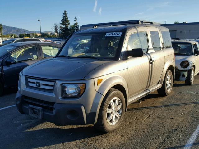 5J6YH18737L013718 - 2007 HONDA ELEMENT EX GRAY photo 2