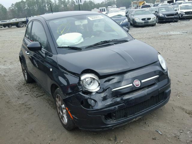 3C3CFFAR1CT270457 - 2012 FIAT 500 POP BLACK photo 1