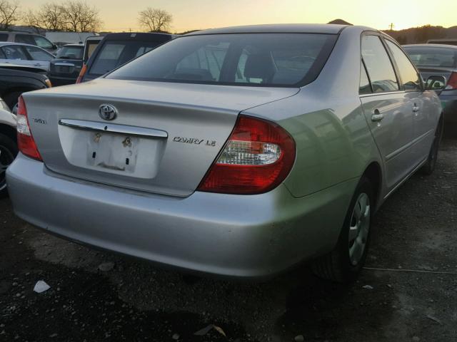 4T1BE32K94U899851 - 2004 TOYOTA CAMRY LE SILVER photo 4