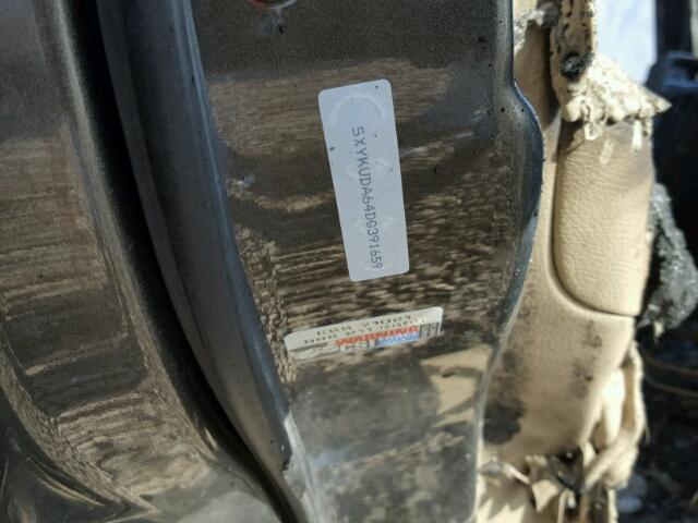 5XYKUDA64DG391659 - 2013 KIA SORENTO EX Grafit foto 10