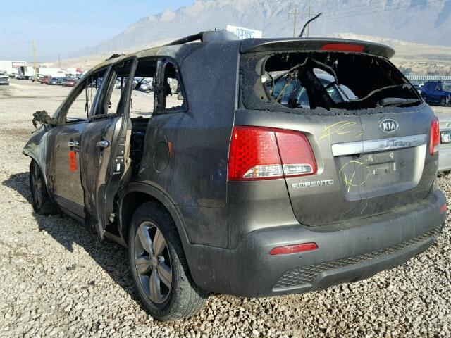 5XYKUDA64DG391659 - 2013 KIA SORENTO EX Grafit foto 3