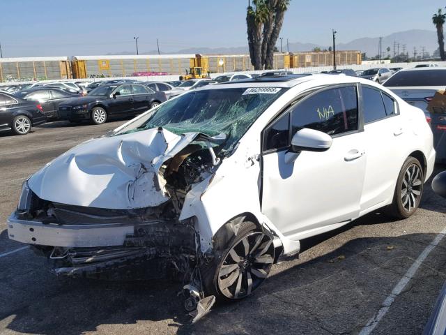 19XFB2F98FE268493 - 2015 HONDA CIVIC EXL 白色 照片 2