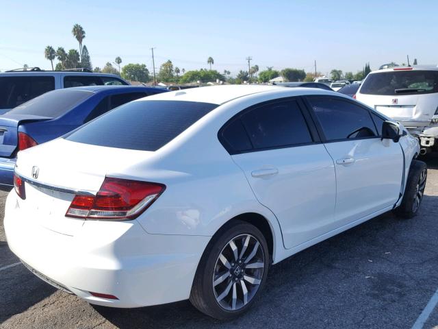 19XFB2F98FE268493 - 2015 HONDA CIVIC EXL 白色 照片 4