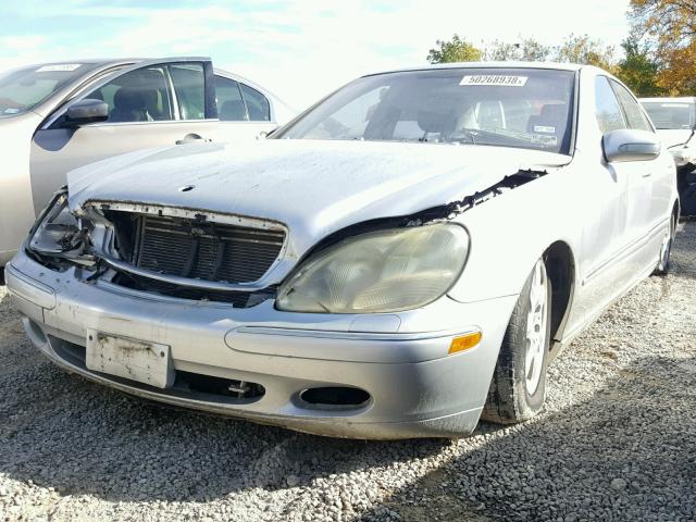 WDBNG70J71A135019 - 2001 MERCEDES-BENZ S 430 SILVER photo 2