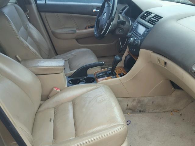 1HGCM66525A047508 - 2005 HONDA ACCORD EX GOLD photo 5