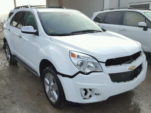 1GNALFEK9DZ100597 - 2013 CHEVROLET EQUINOX LT WHITE photo 1