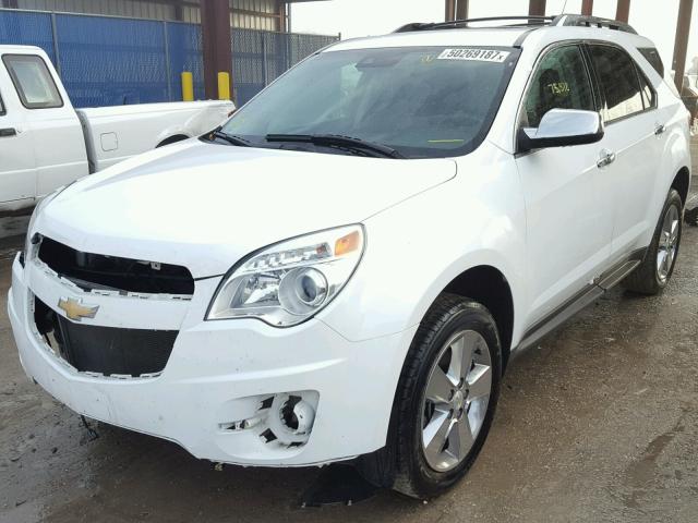 1GNALFEK9DZ100597 - 2013 CHEVROLET EQUINOX LT WHITE photo 2