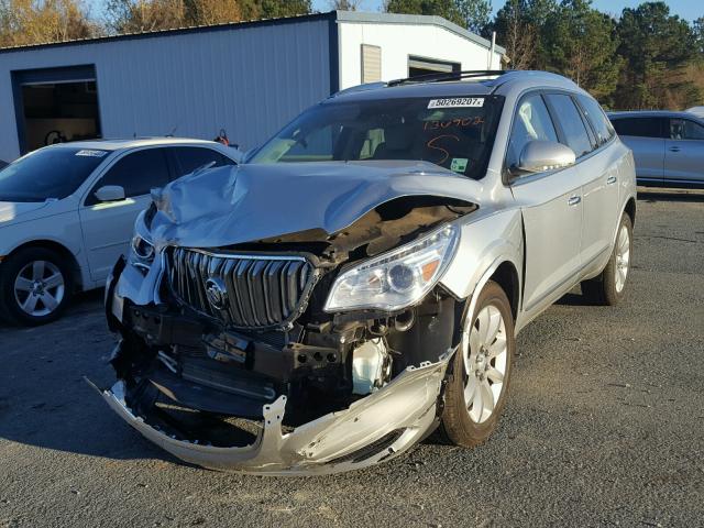 5GAKRCKDXFJ136902 - 2015 BUICK ENCLAVE GRAY photo 2