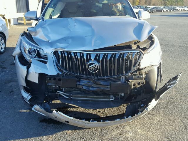 5GAKRCKDXFJ136902 - 2015 BUICK ENCLAVE GRAY photo 7