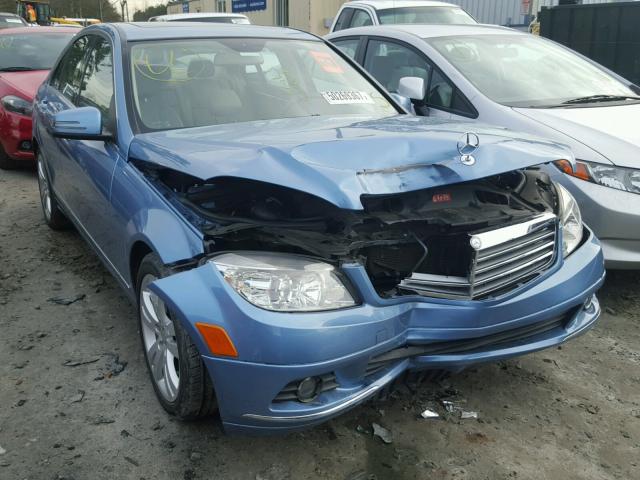 WDDGF5EB9BA433422 - 2011 MERCEDES-BENZ C 300 BLUE photo 1