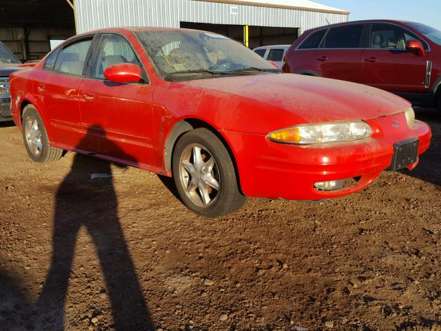 1G3NF52E2YC355739 - 2000 OLDSMOBILE ALERO GLS 红色 照片 1