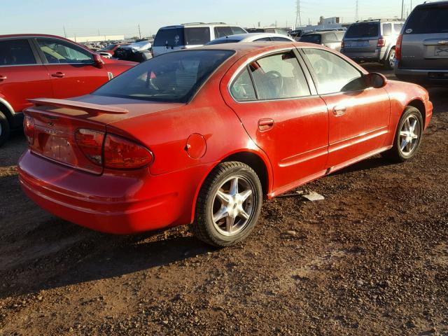 1G3NF52E2YC355739 - 2000 OLDSMOBILE ALERO GLS 红色 照片 4