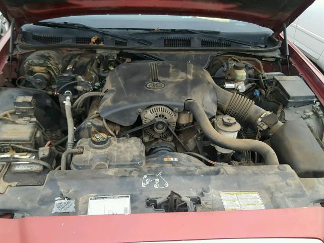 2MEFM75W6YX726557 - 2000 MERCURY GRAND MARQ MAROON photo 7