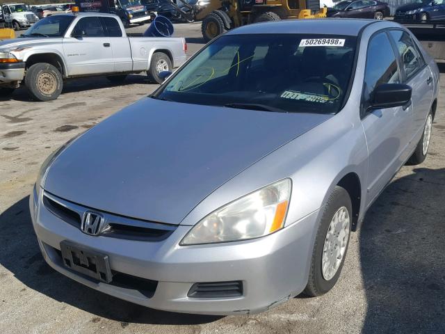 1HGCM56196A080871 - 2006 HONDA ACCORD VAL SILVER photo 2