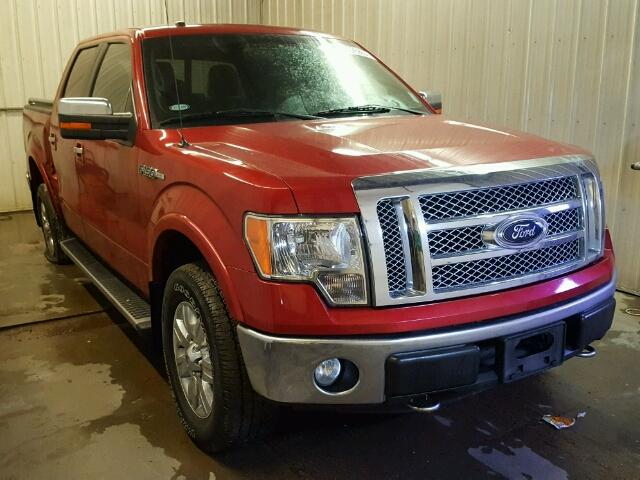 1FTFW1EF4CKD64359 - 2012 FORD F150 SUPER RED photo 1