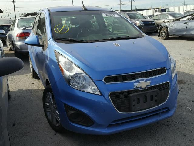 KL8CD6S99DC600402 - 2013 CHEVROLET SPARK 1LT BLUE photo 1