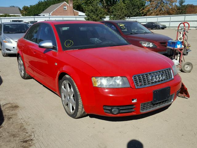 WAUPL68E35A067814 - 2005 AUDI S4 RED photo 1