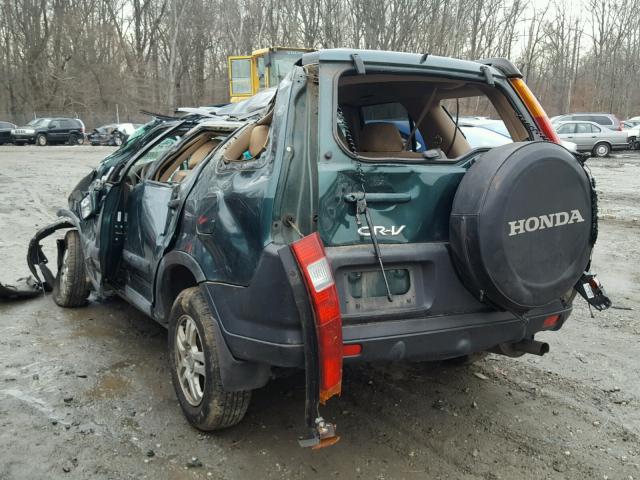 SHSRD78873U135330 - 2003 HONDA CR-V EX GREEN photo 3