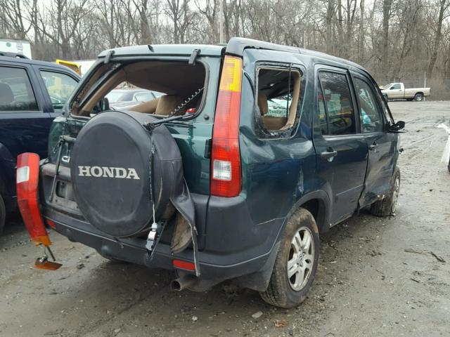 SHSRD78873U135330 - 2003 HONDA CR-V EX მწვანე ფოტო 4