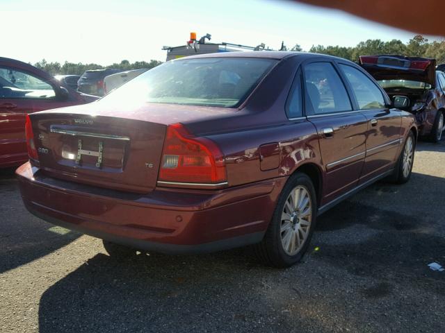 YV1TS91Z441368278 - 2004 VOLVO S80 T6 RED photo 4