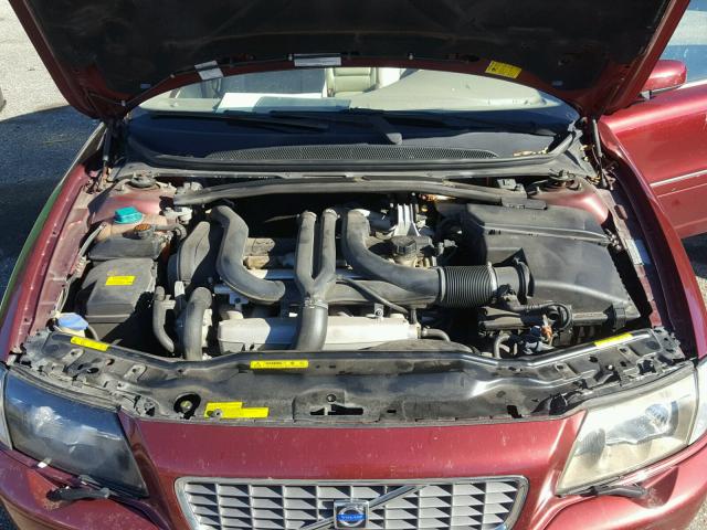 YV1TS91Z441368278 - 2004 VOLVO S80 T6 RED photo 7